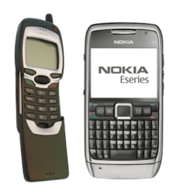 Nokia 7110 and Nokia E71